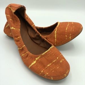 Lucky Brand Emmie Ballet Flats Orange Yellow